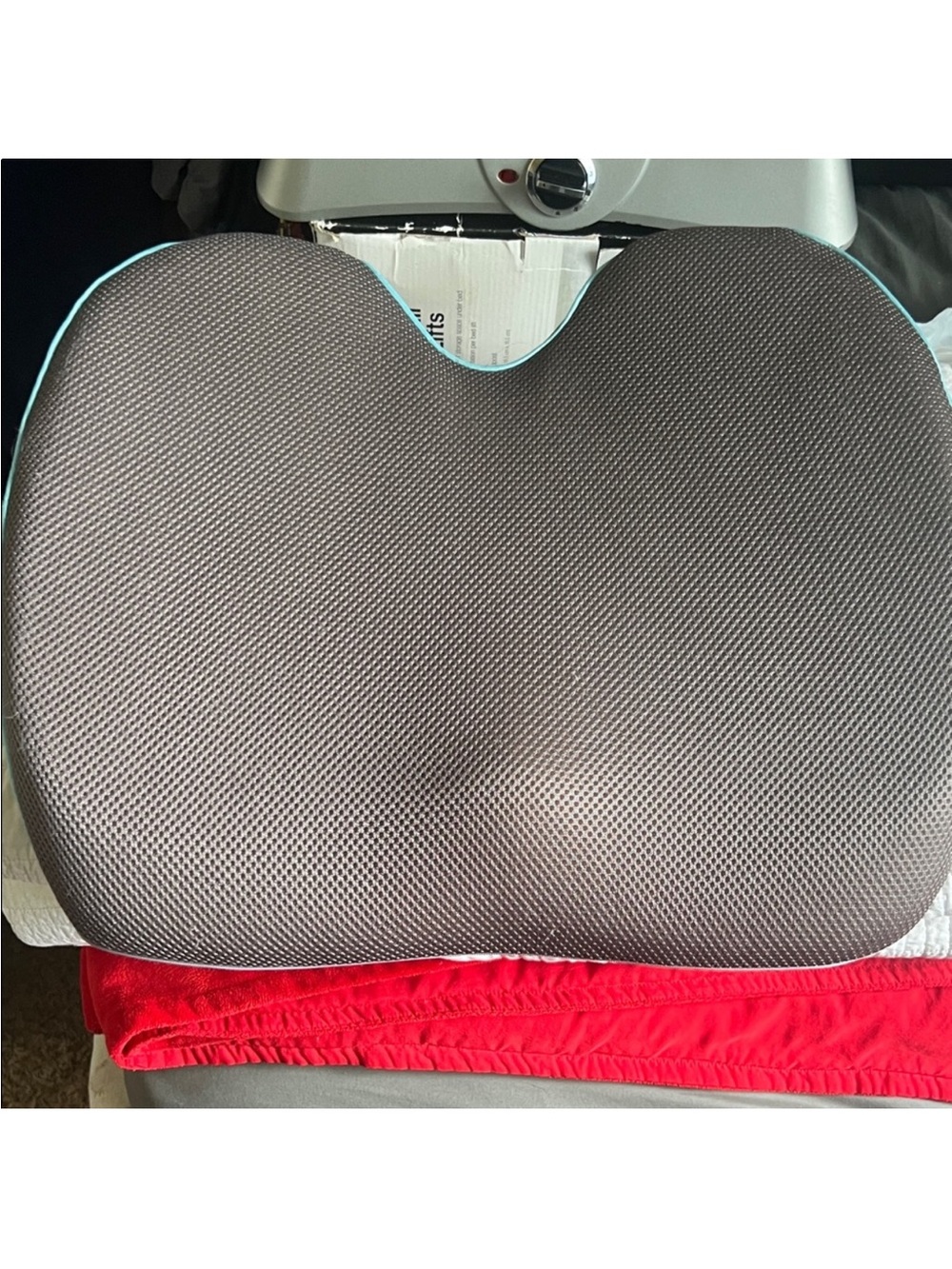 Gray Memory Foam Seat Cushion